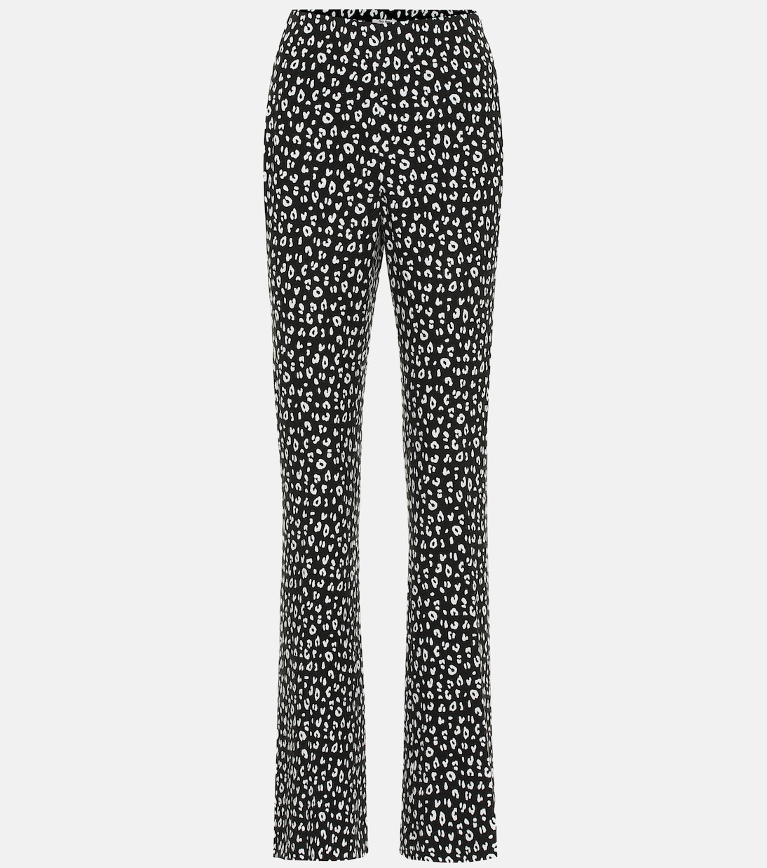 Printed jersey straight pants | Miu Miu