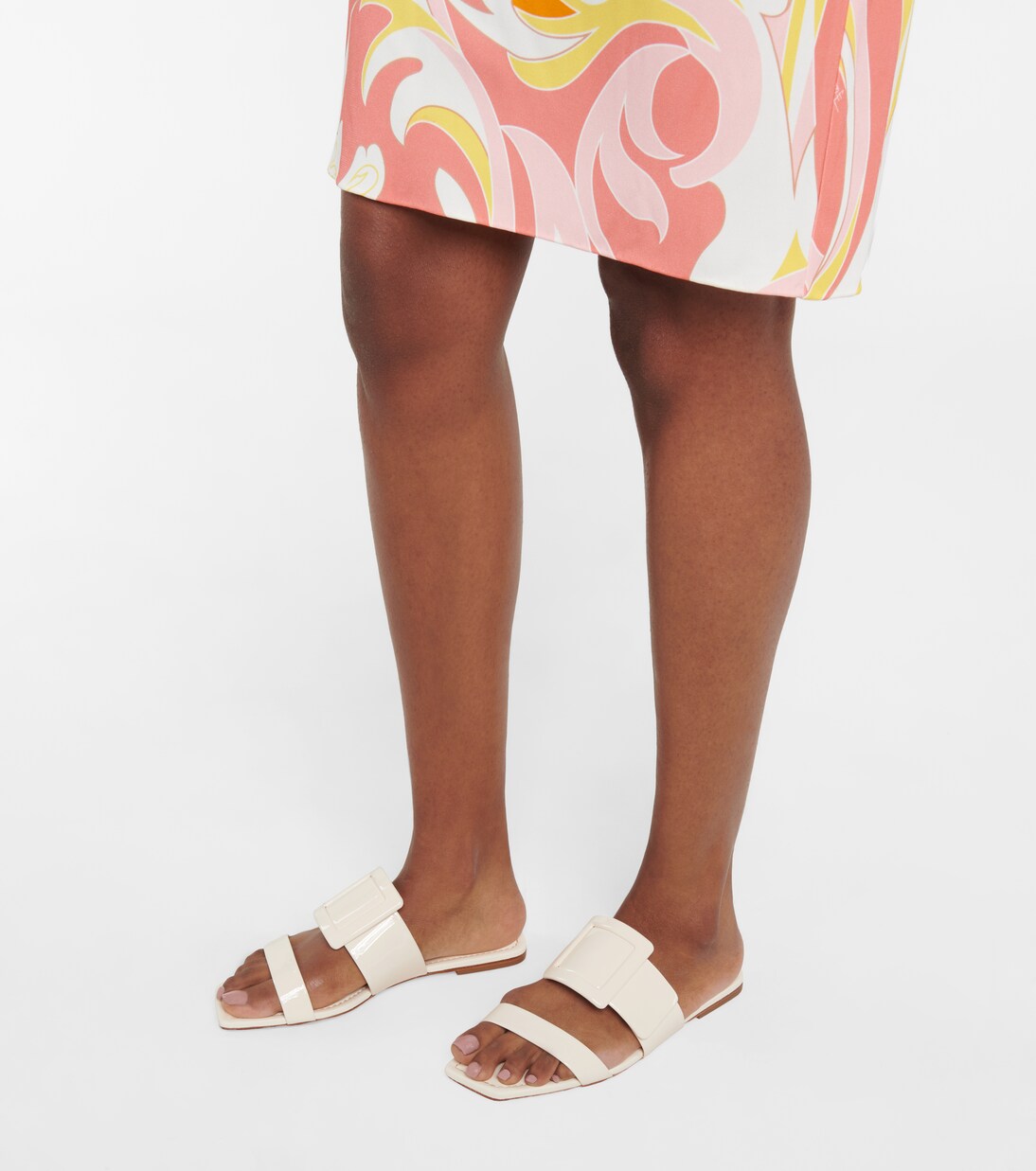 Viv' In The City leather slides | Roger Vivier