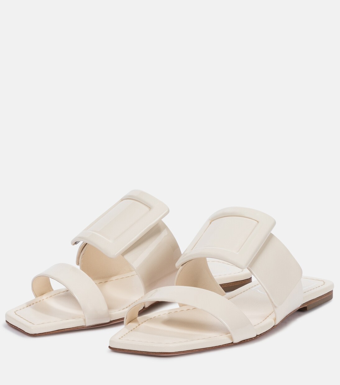 Viv' In The City leather slides | Roger Vivier