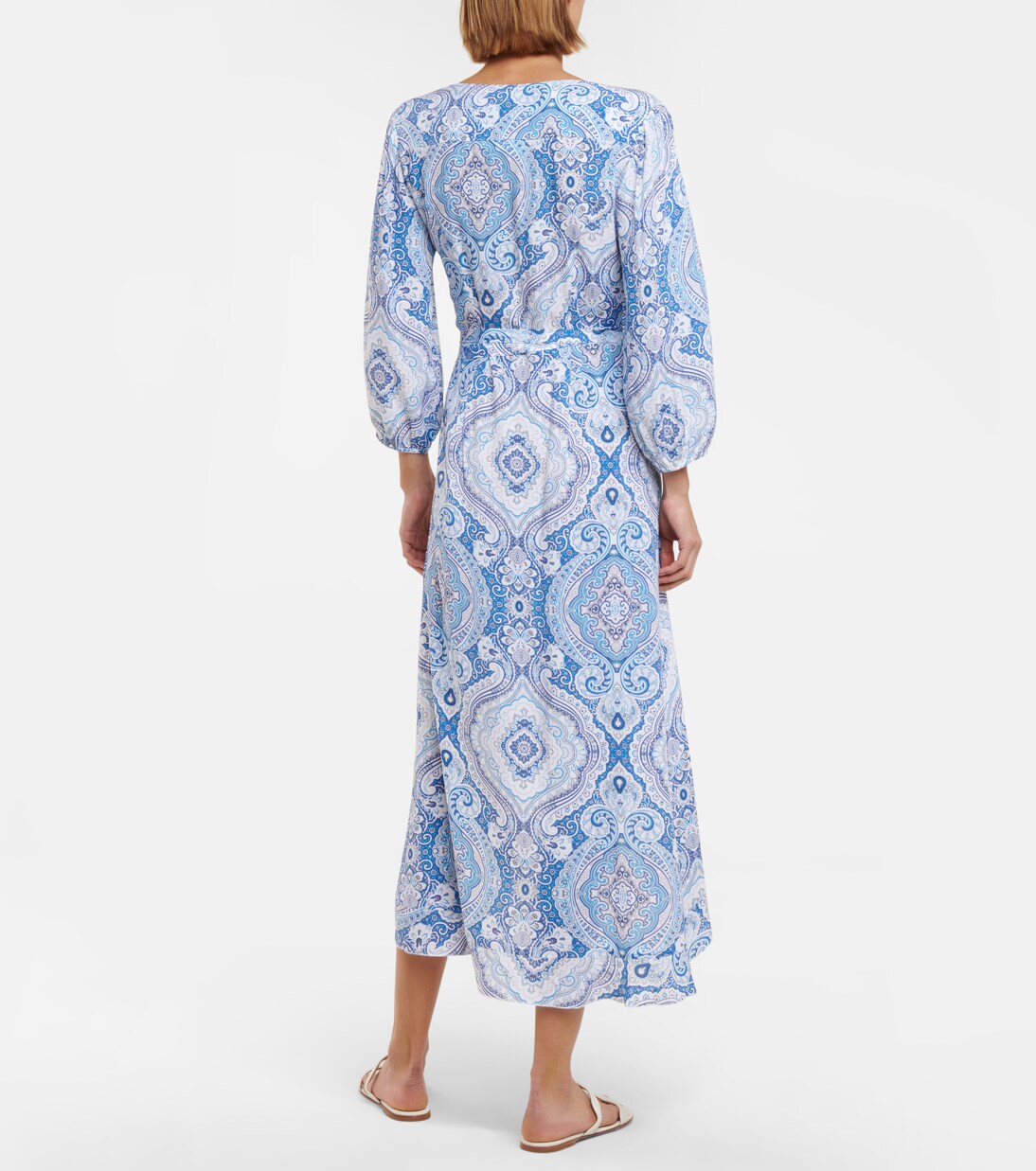 Robe portefeuille midi Taylor imprimée | Melissa Odabash