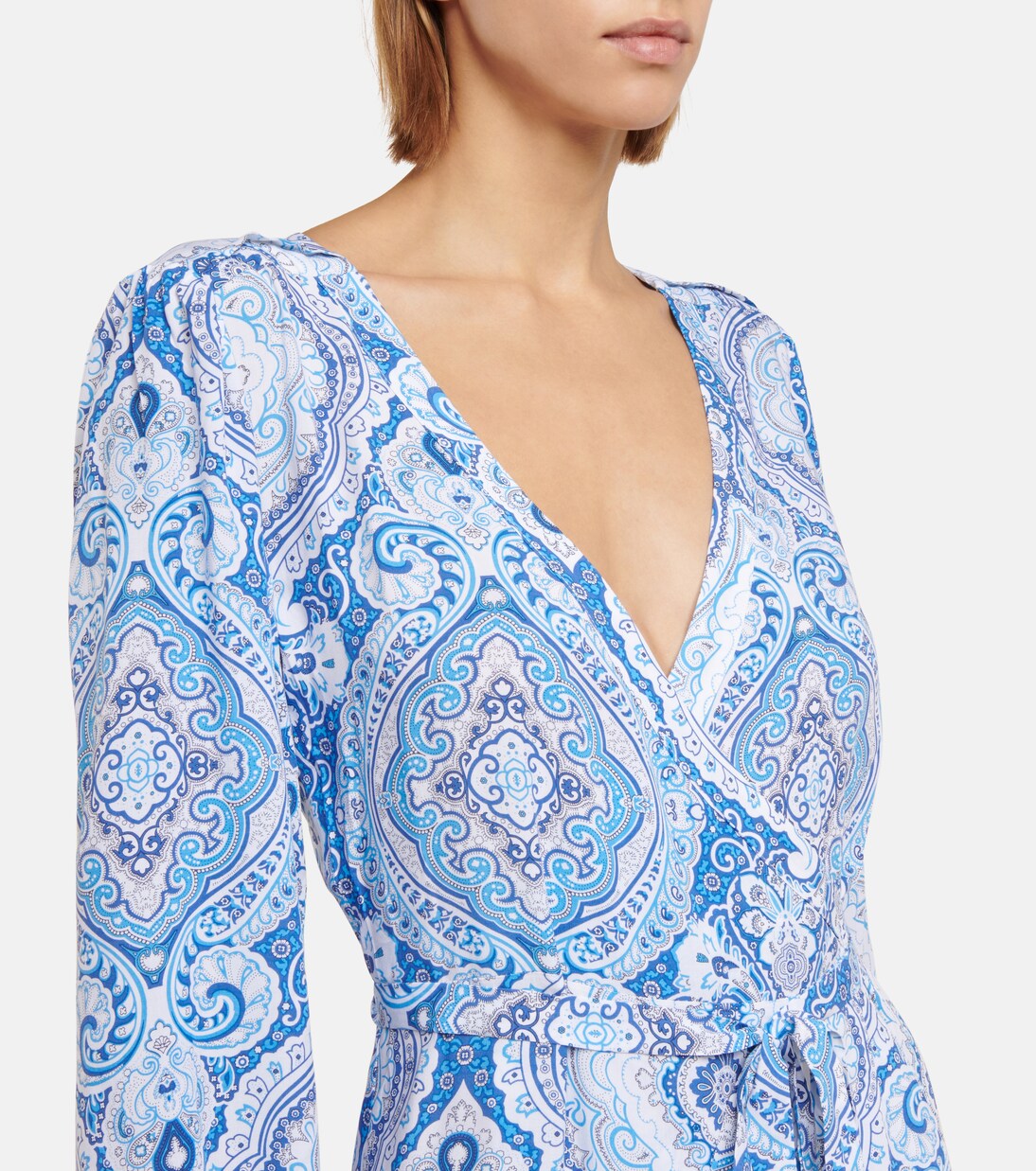 Robe portefeuille midi Taylor imprimée | Melissa Odabash