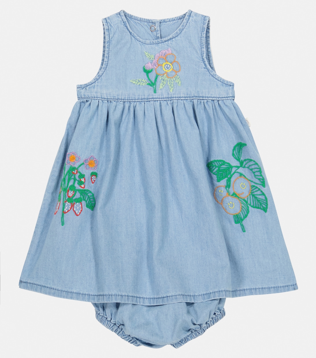 Baby chambray dress and bloomers set | Stella McCartney Kids