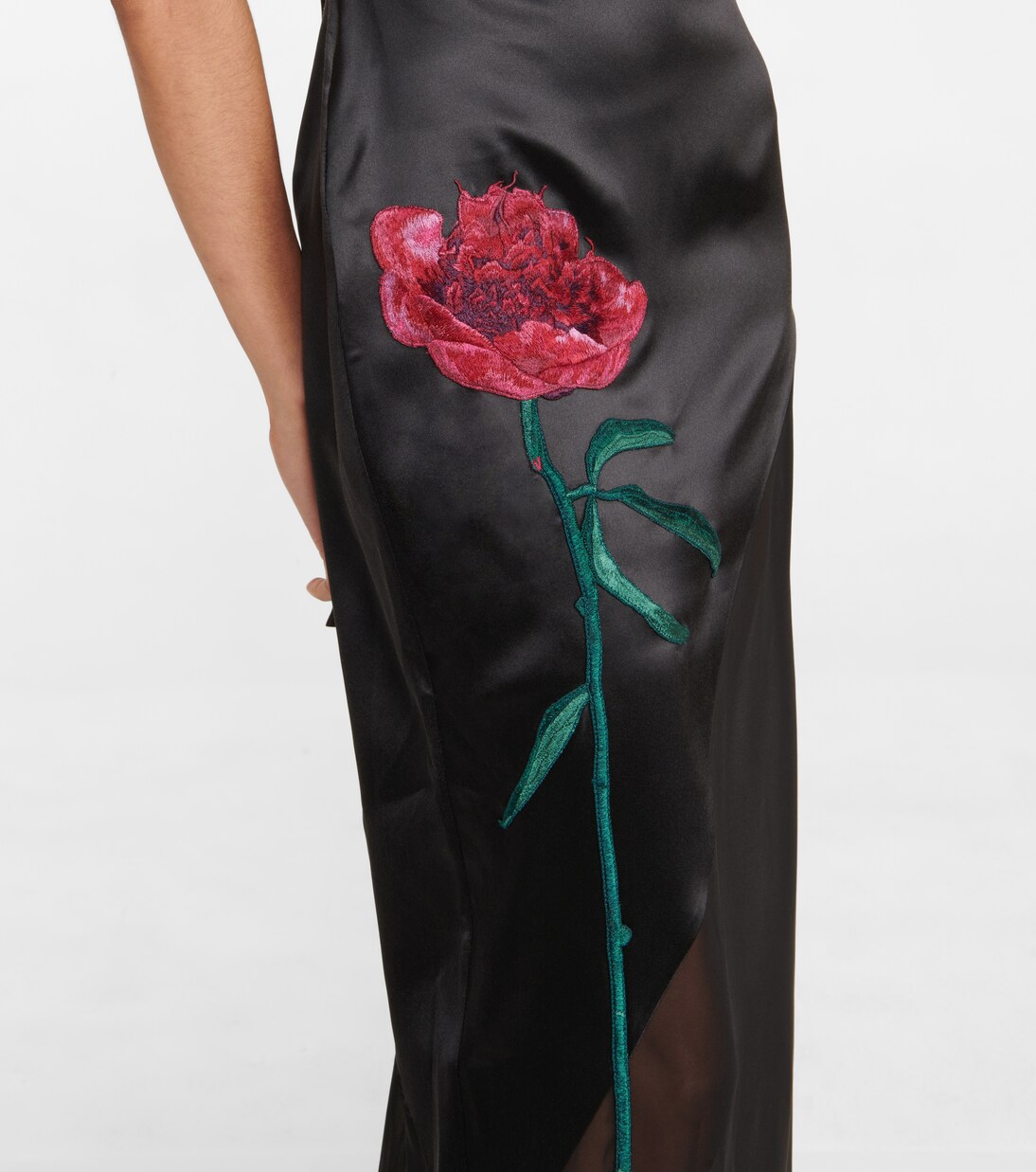 Besticktes Maxikleid aus Seide | Peter Do