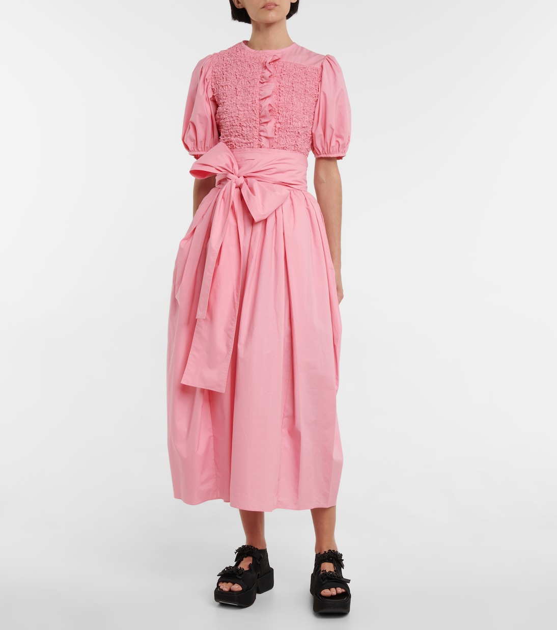 Midirock Junita aus Baumwollpopeline | Cecilie Bahnsen