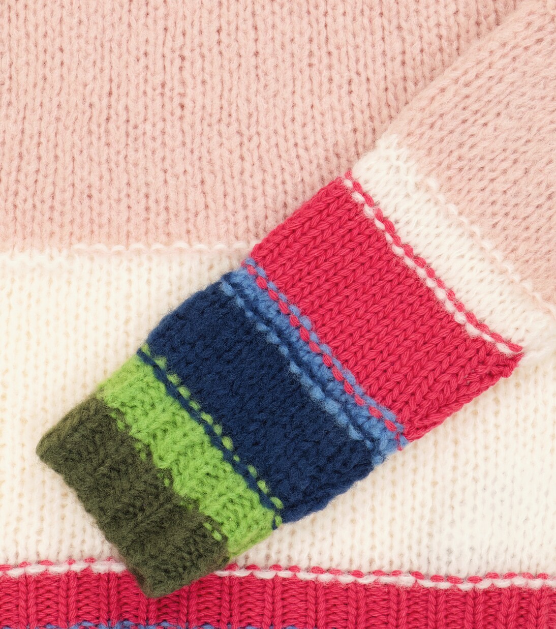 Striped wool-blend sweater | Monnalisa