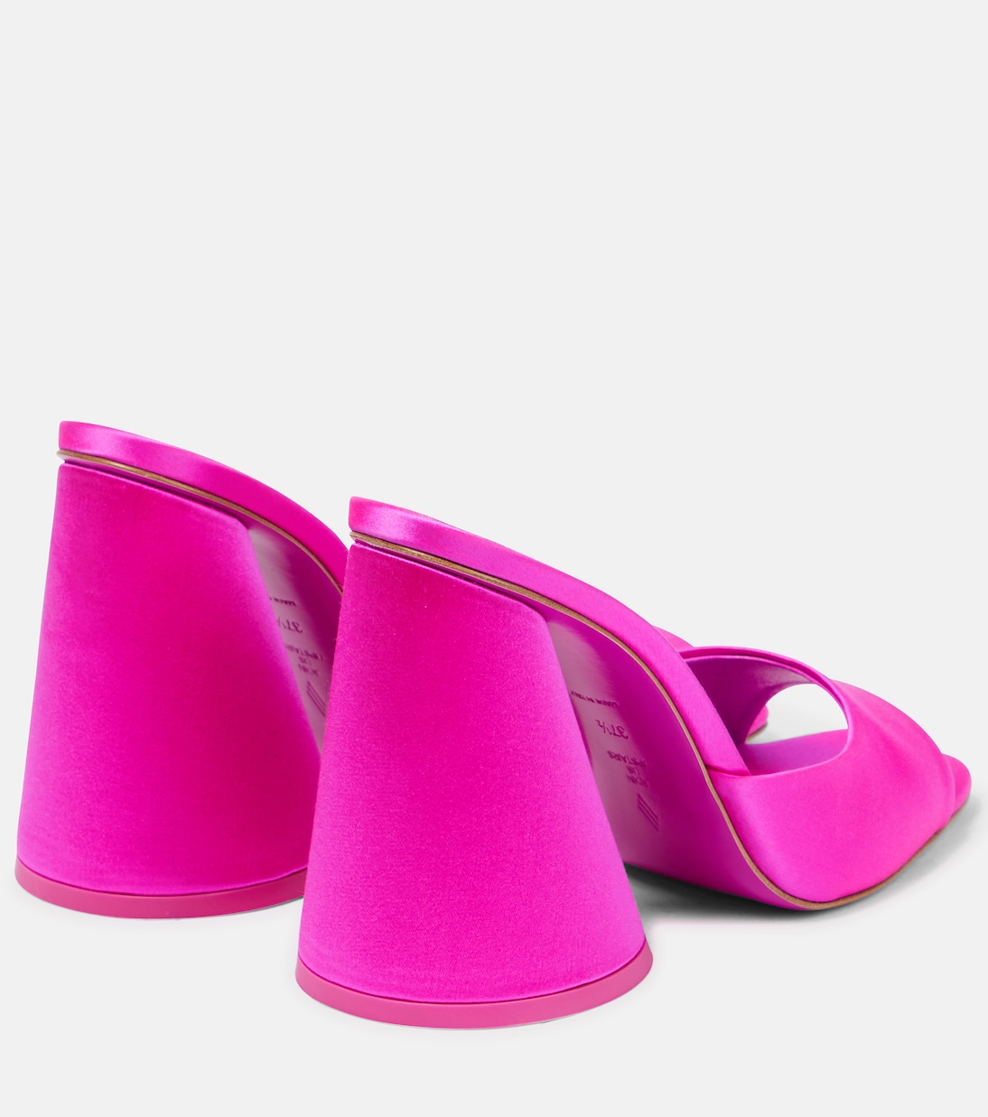 Pantoletten Luz aus Satin | The Attico