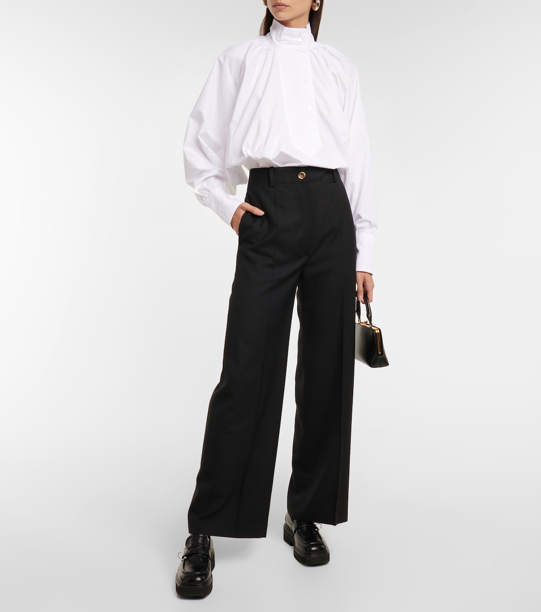 Pantalon ample en laine | Patou