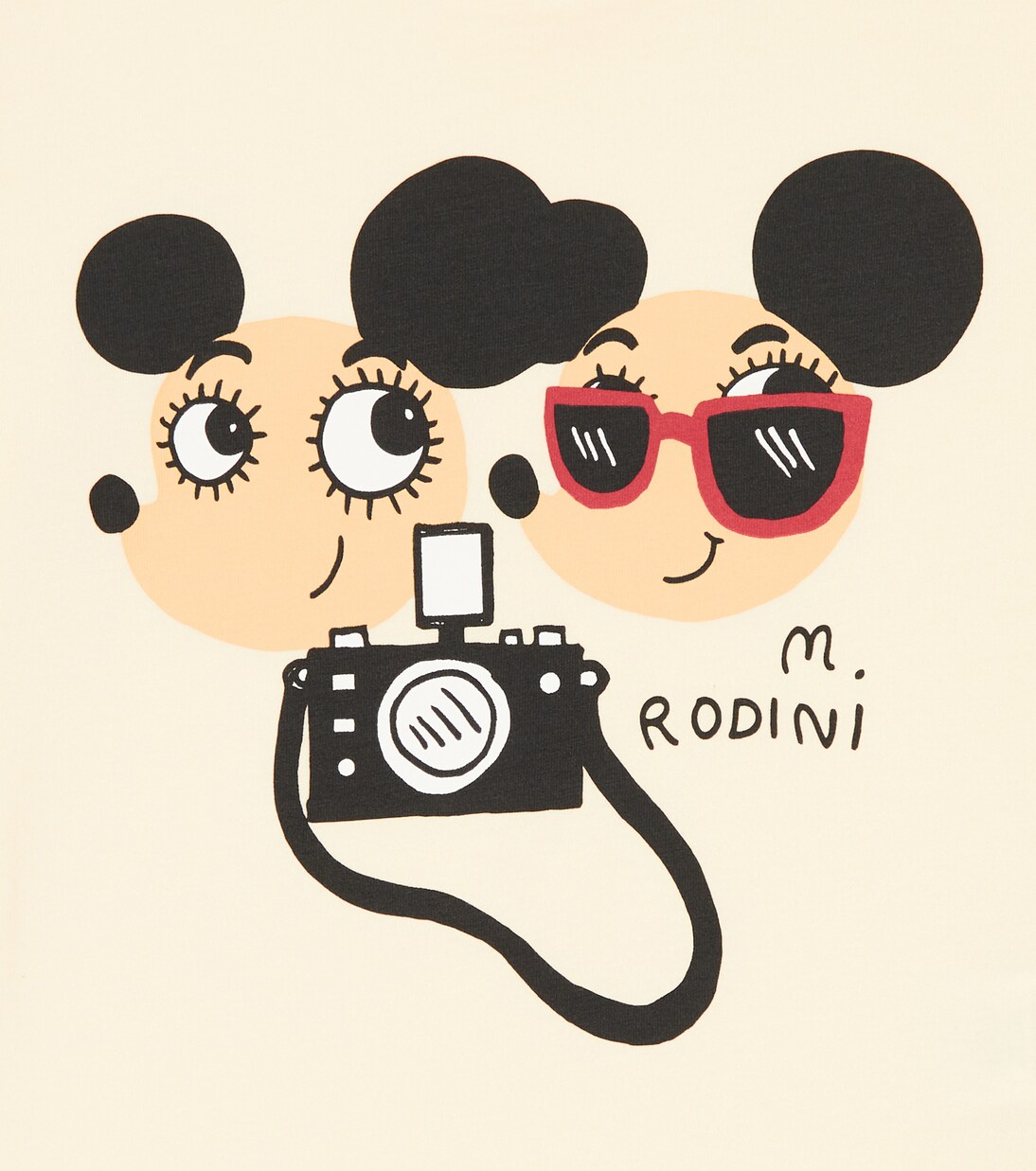 Ritzratz printed cotton-blend T-shirt | Mini Rodini