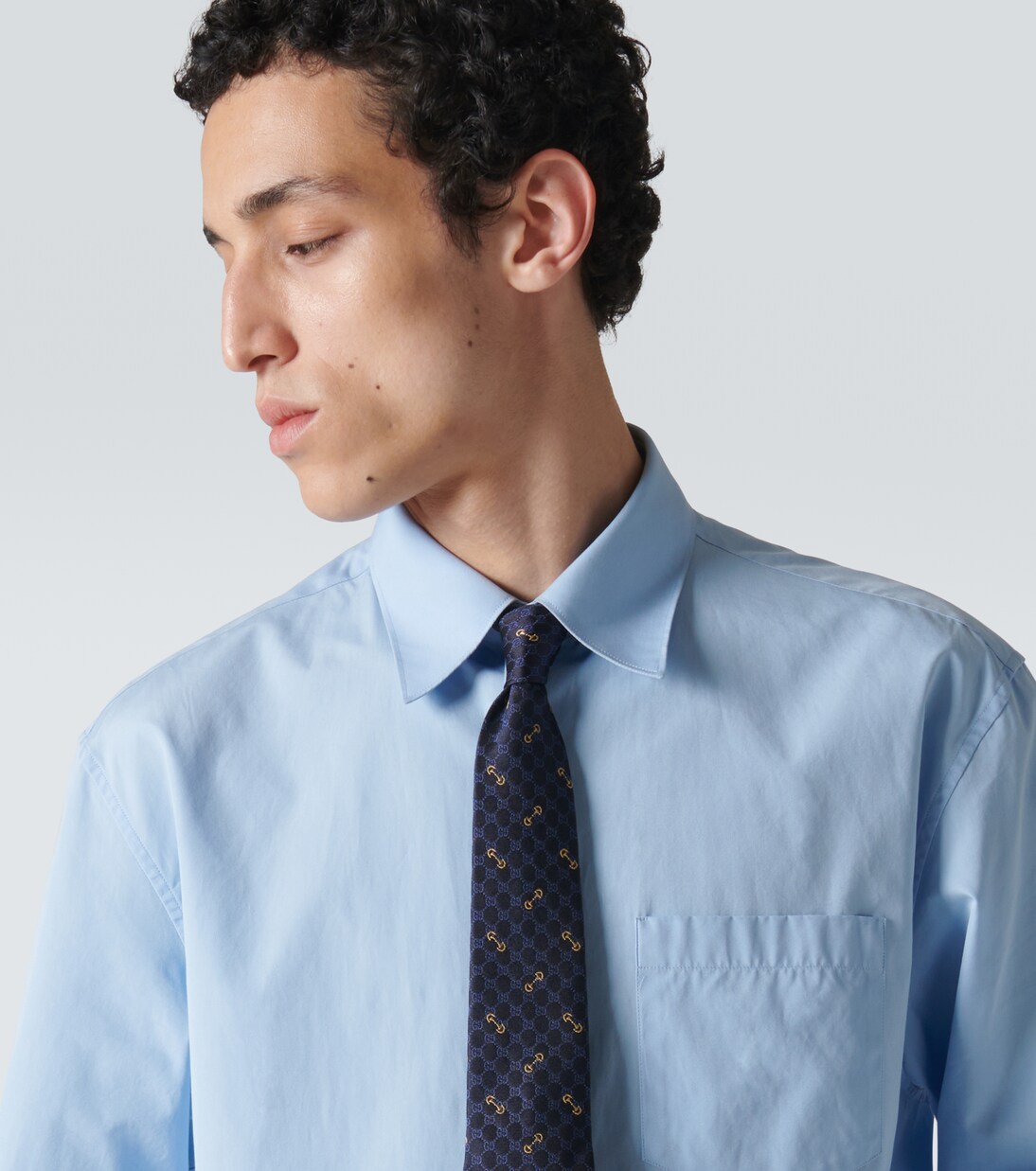 Corbata Horsebit de seda | Gucci