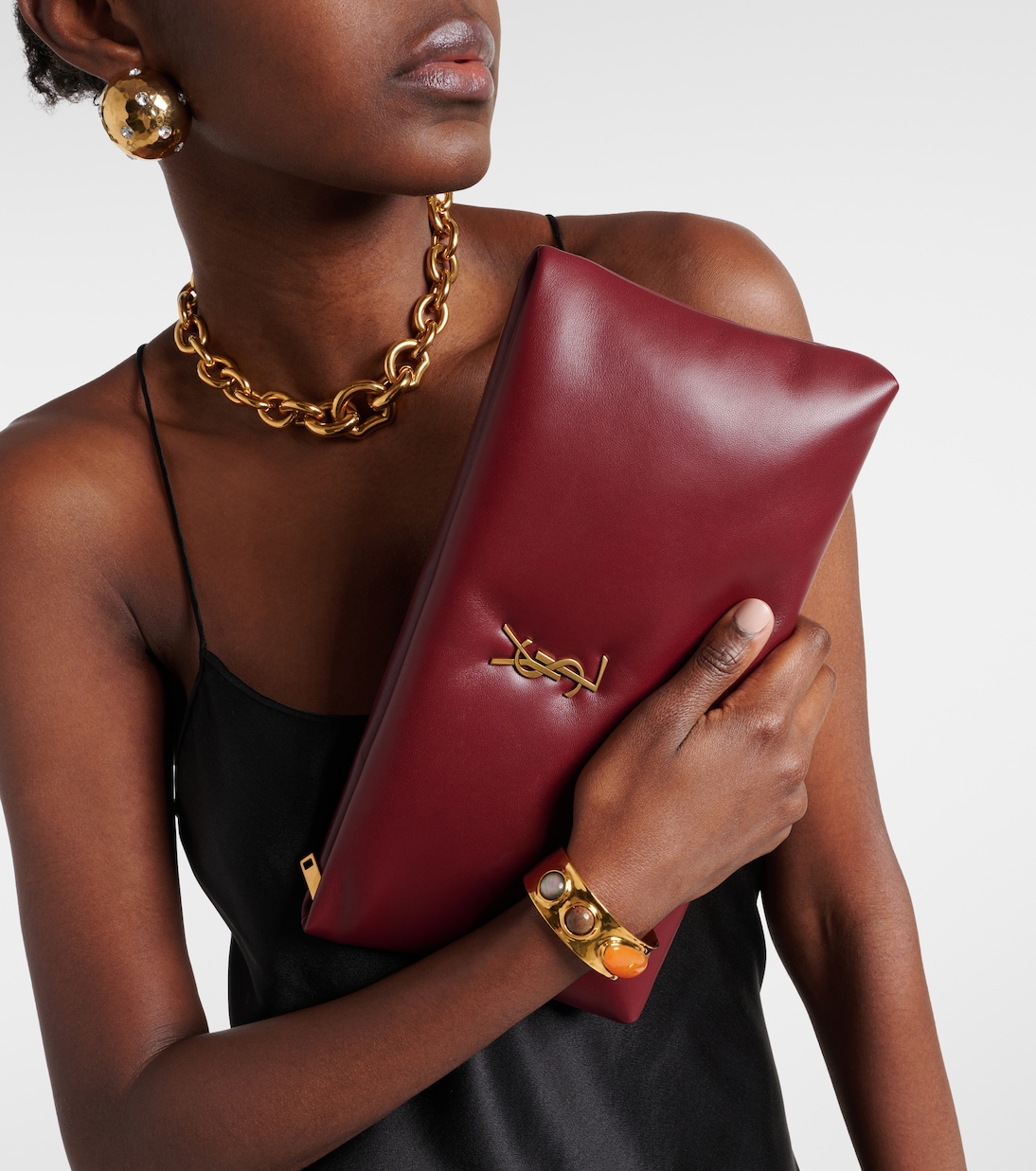 Calypso leather pouch | Saint Laurent