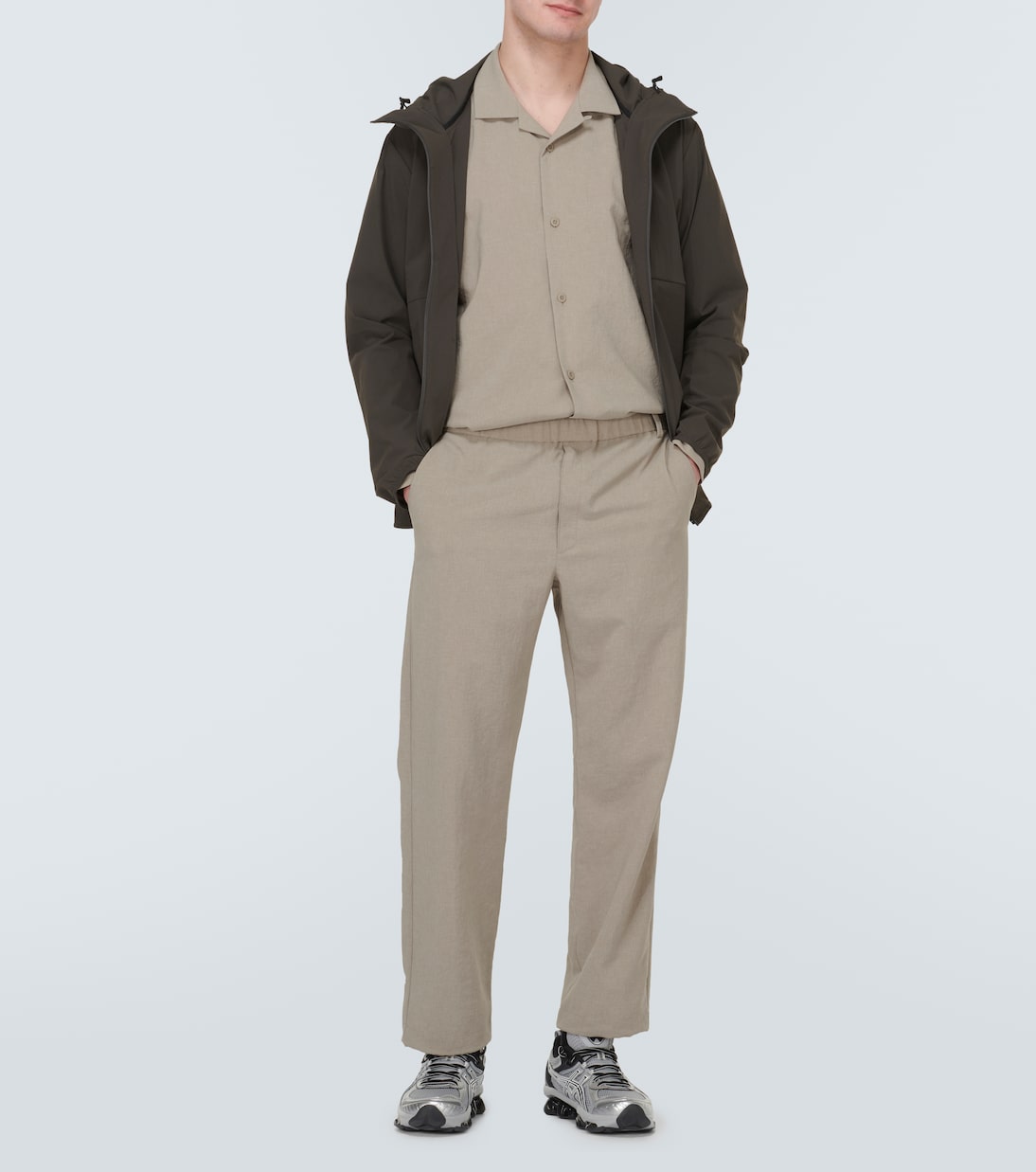 Pe Light technical poplin shirt | Snow Peak