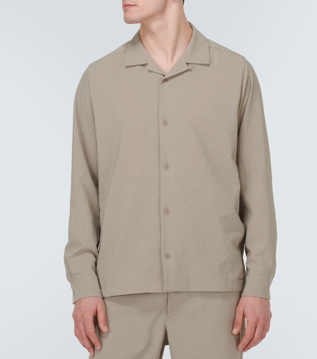 Pe Light technical poplin shirt | Snow Peak