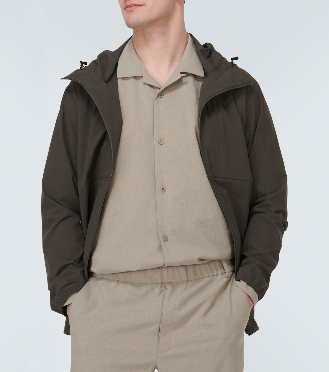 Pe Light technical poplin shirt | Snow Peak