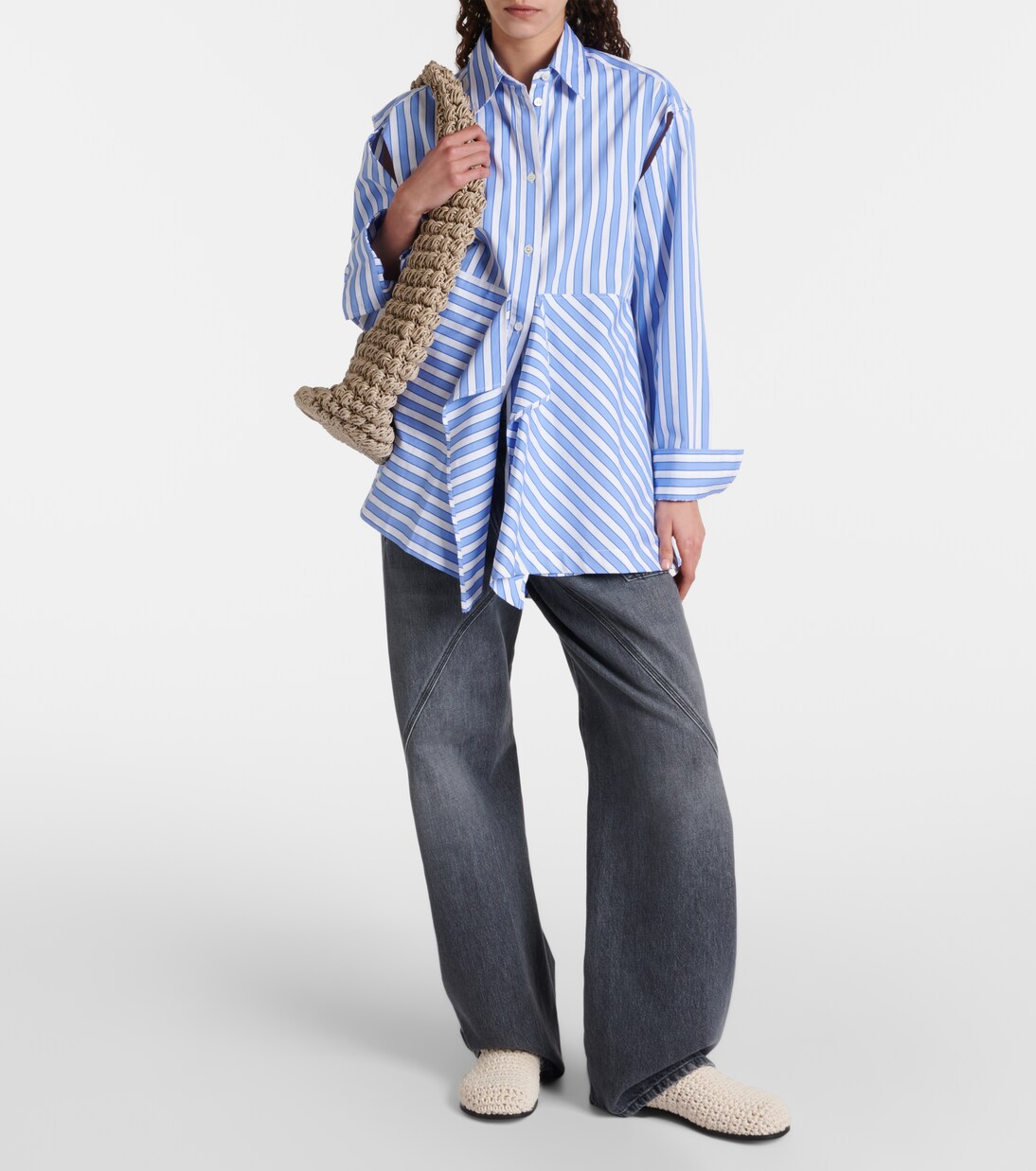 Loafers aus Häkelstrick | JW Anderson