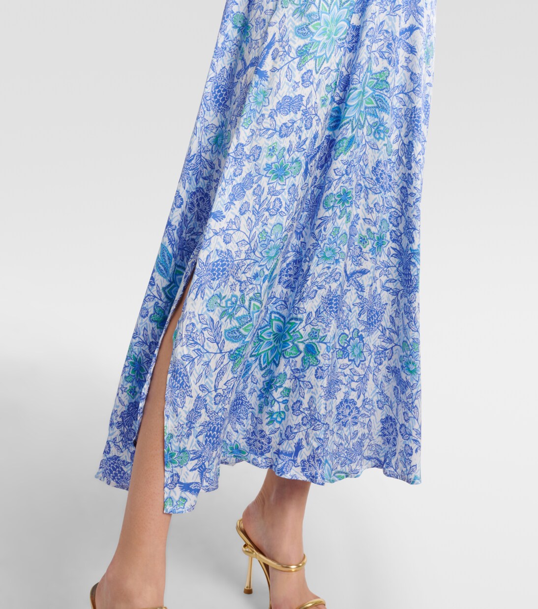 Robe midi imprimée | Poupette St Barth