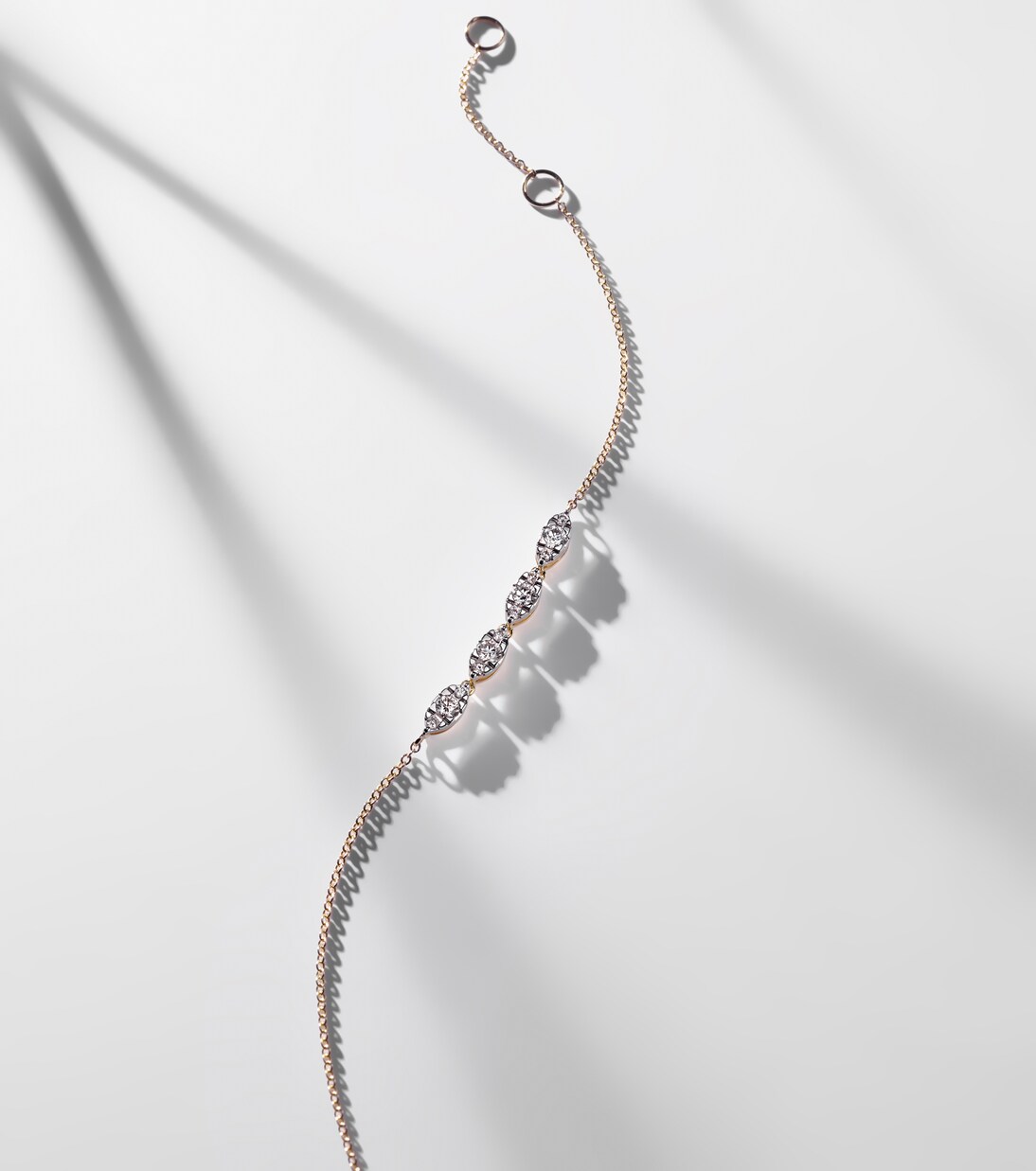 Muse 10kt gold bracelet with diamonds | Stone and Strand