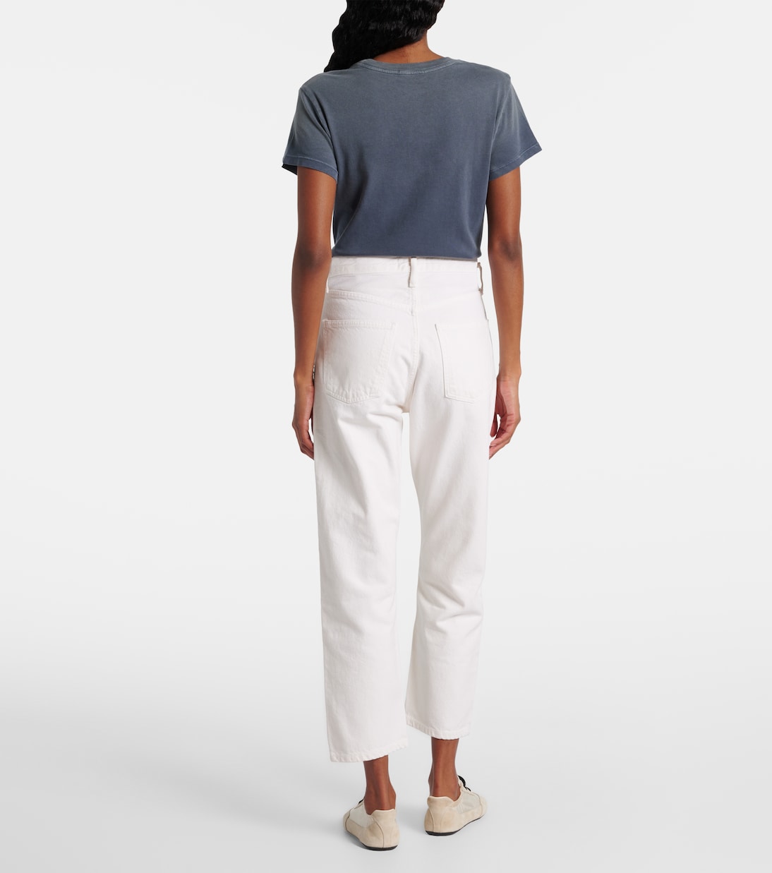 Jean droit 90s Crop à taille mi-haute | Agolde