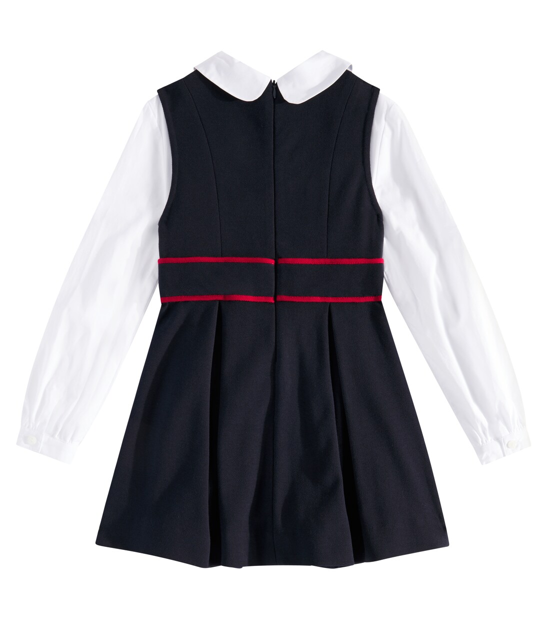 Robe en coton mélangé à logo | Dolce&Gabbana Kids