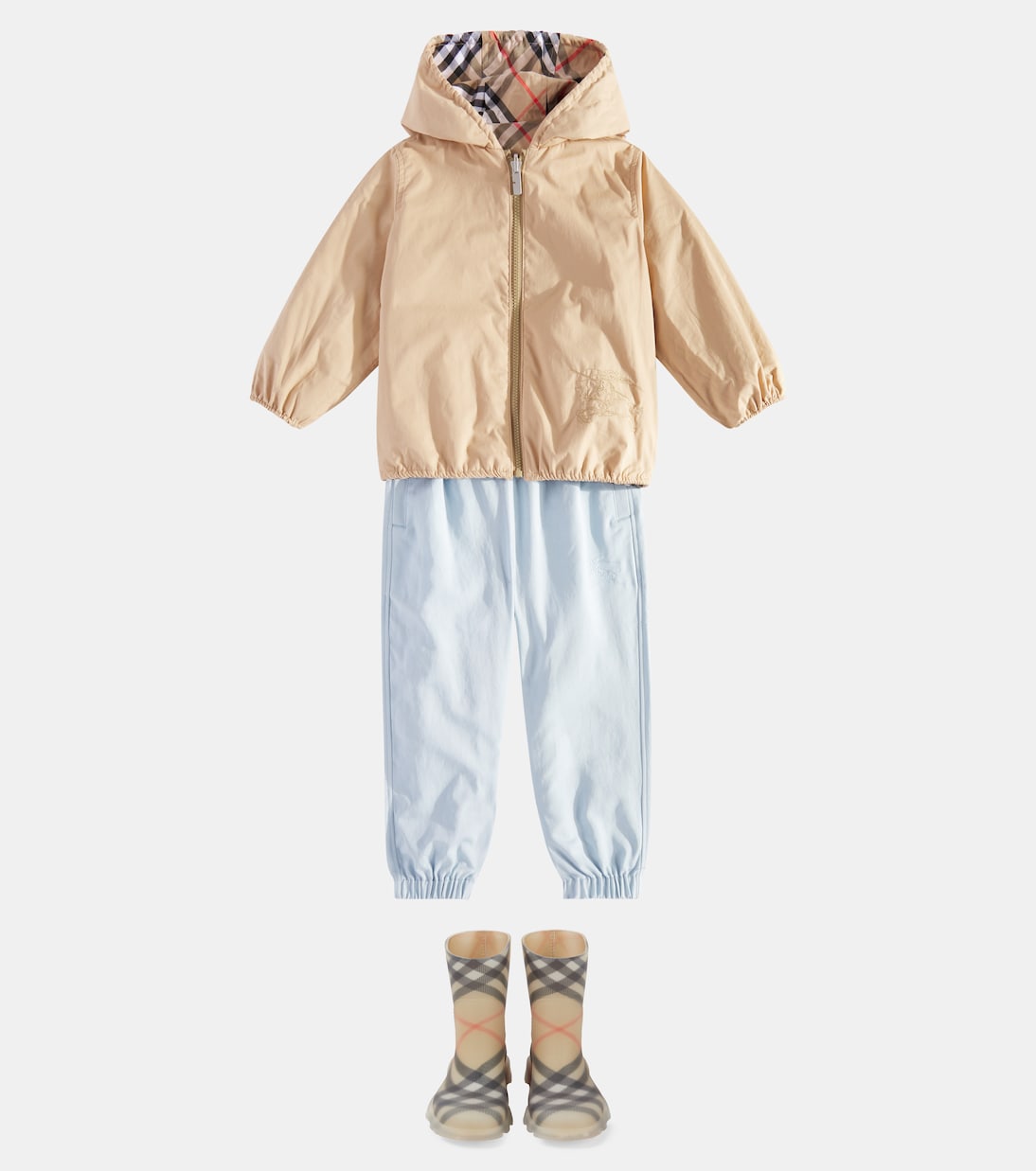 Botas de lluvia con Burberry Check | Burberry Kids