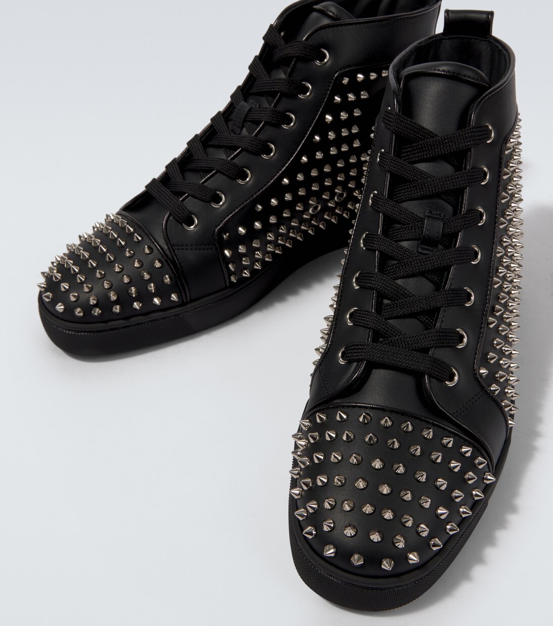 High-Top Sneakers Louis Spikes aus Leder | Christian Louboutin