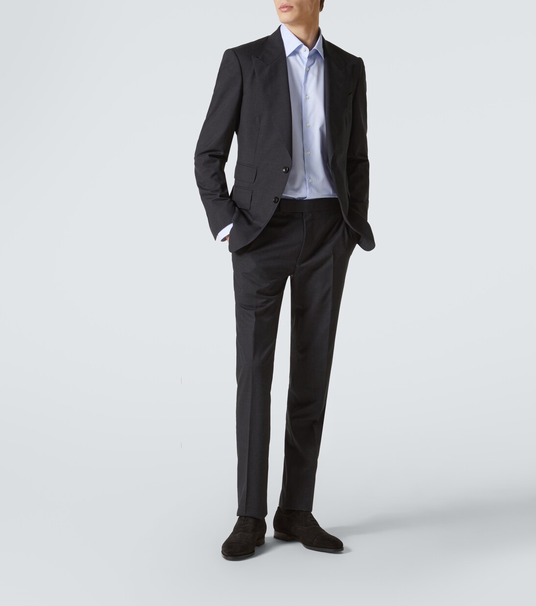 Schnürschuhe City II aus Veloursleder | John Lobb