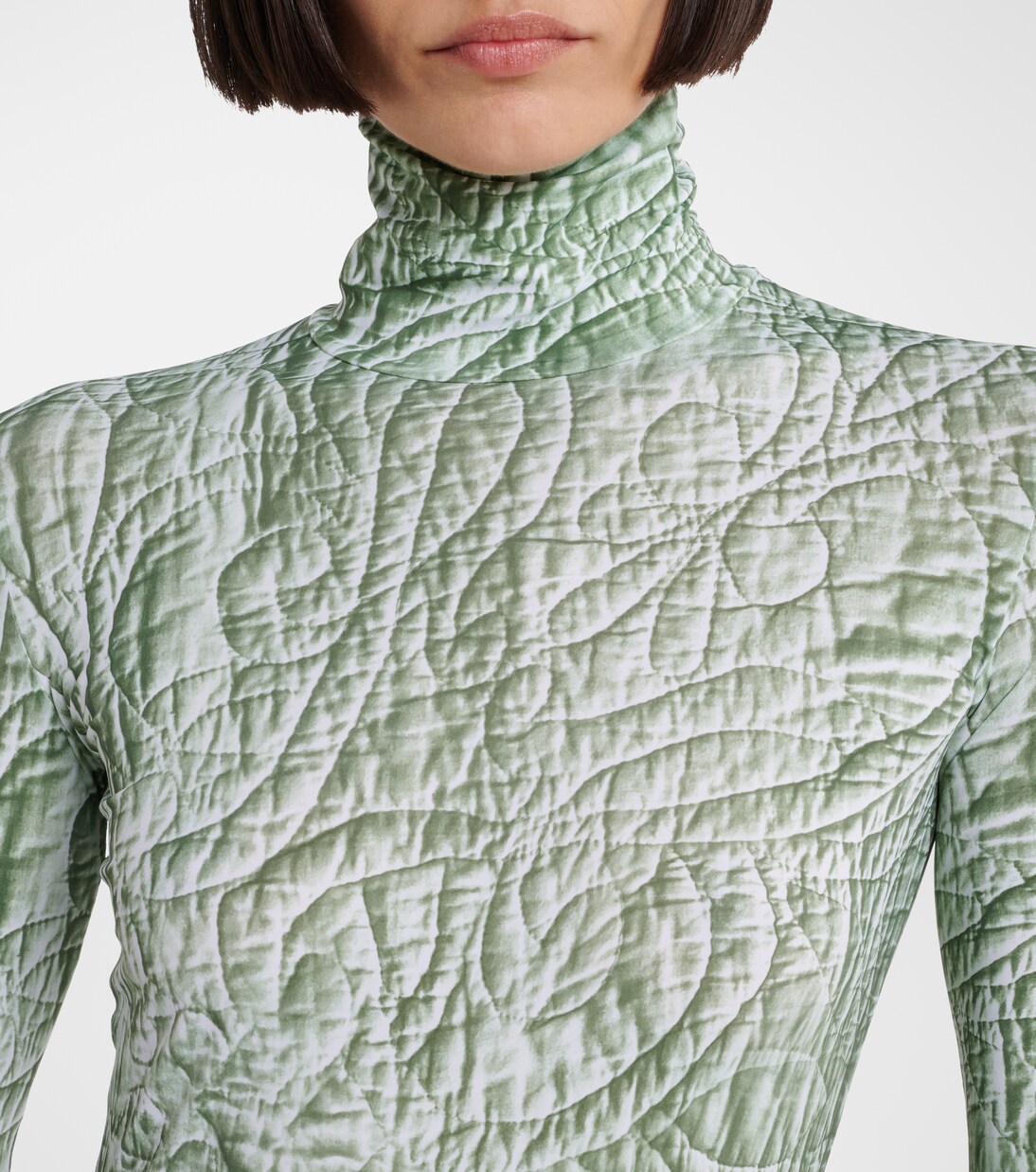 Bedruckter Body aus Jersey | MM6 Maison Margiela