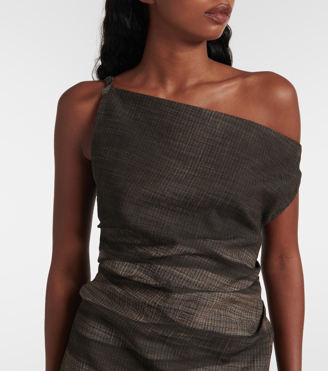 Dumella one-shoulder minidress | Acne Studios