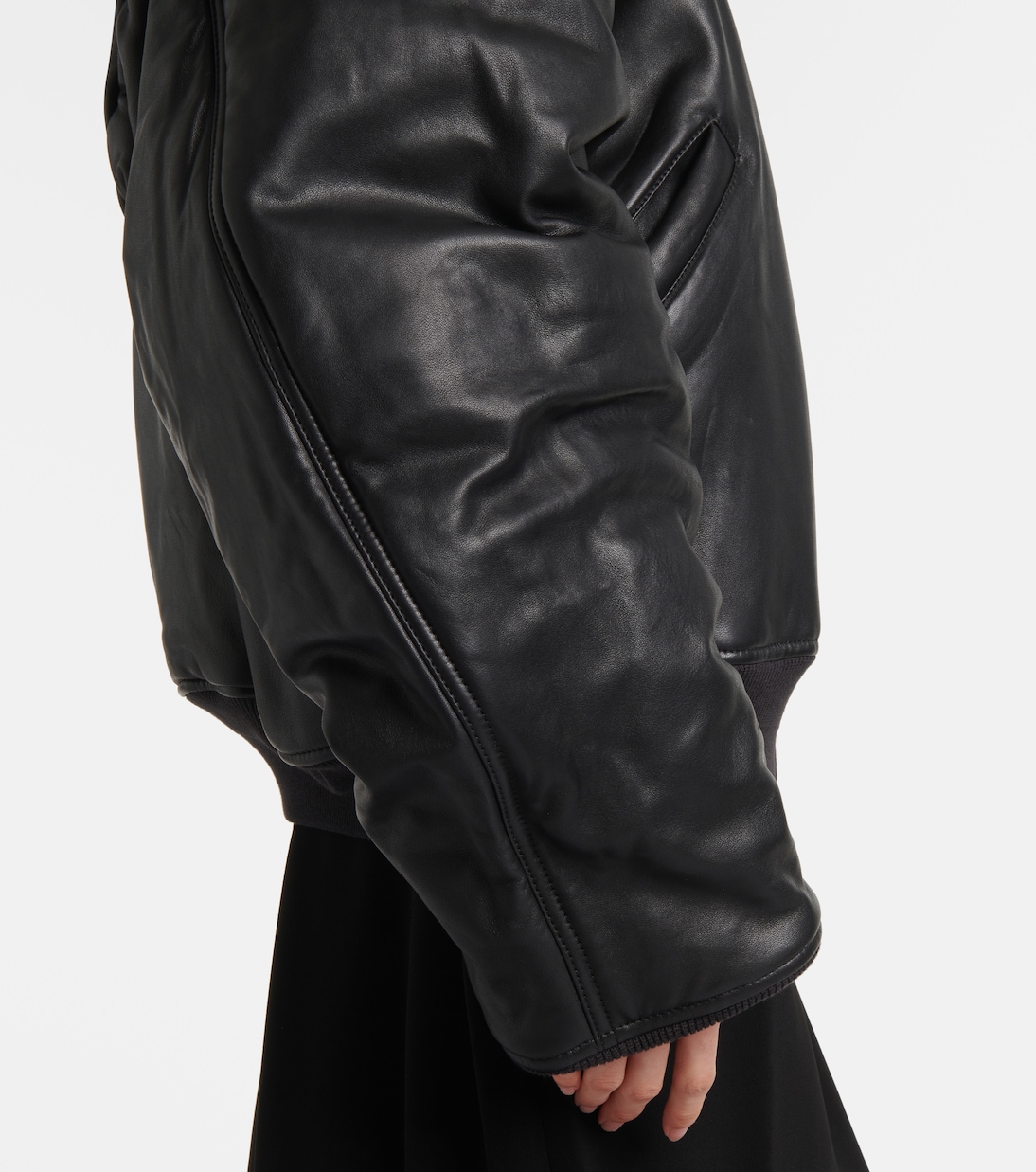 Chaqueta bomber de piel | Balenciaga