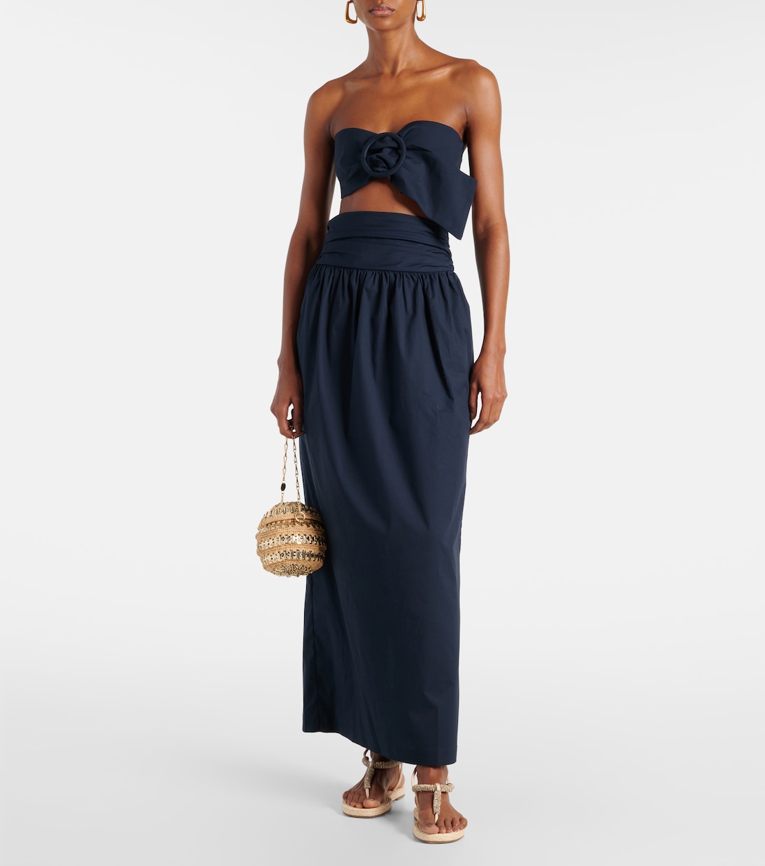 Maxirock aus Baumwolle | Adriana Degreas