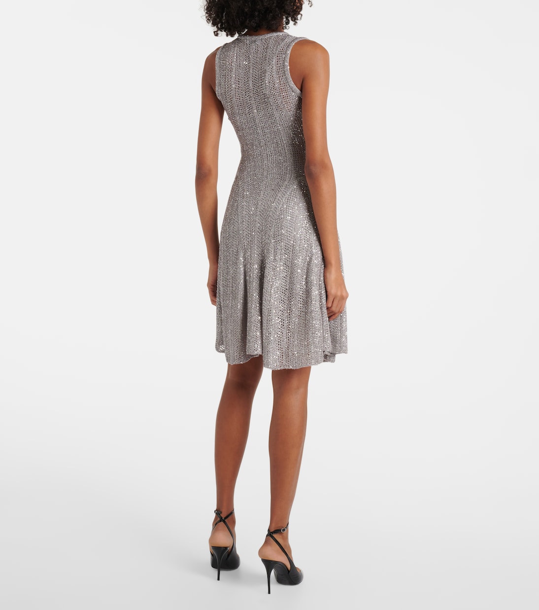 Minikleid aus Strick mit Pailletten | Alaïa