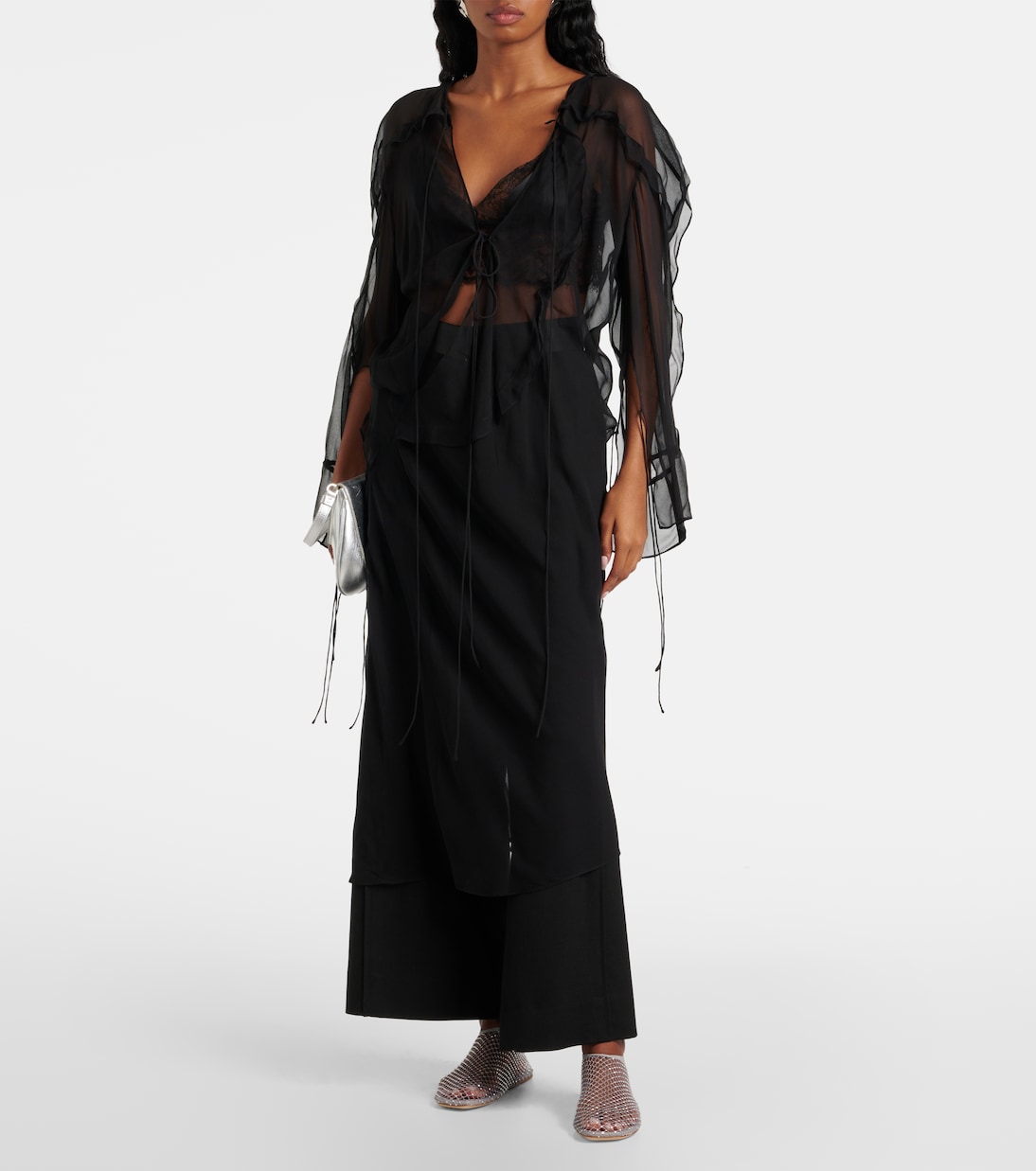 Ballerine Minette in mesh | Christopher Esber