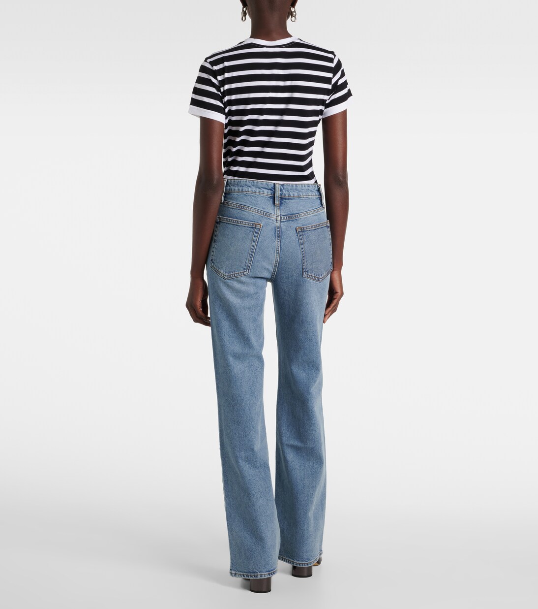 High-Rise Flared Jeans Arrow | Frame