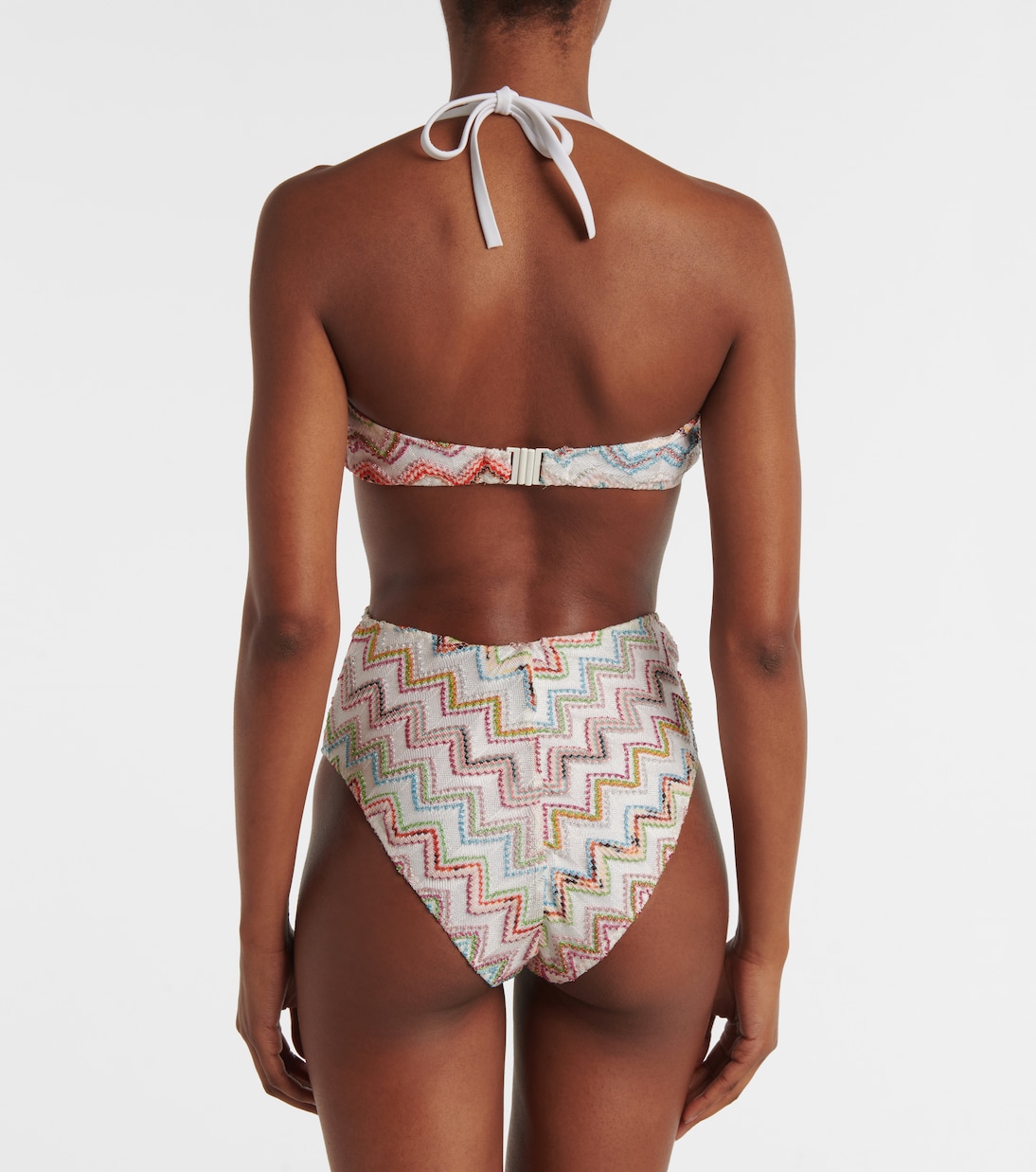 Bikini metalizado en zigzag | Missoni