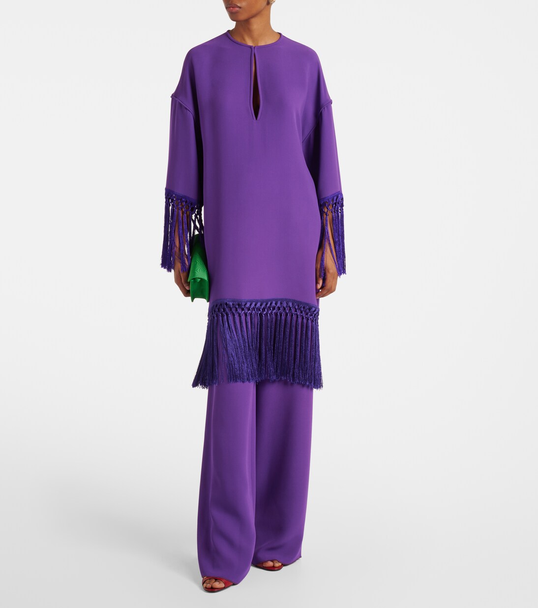 Weite Hose aus Cady Couture | Valentino