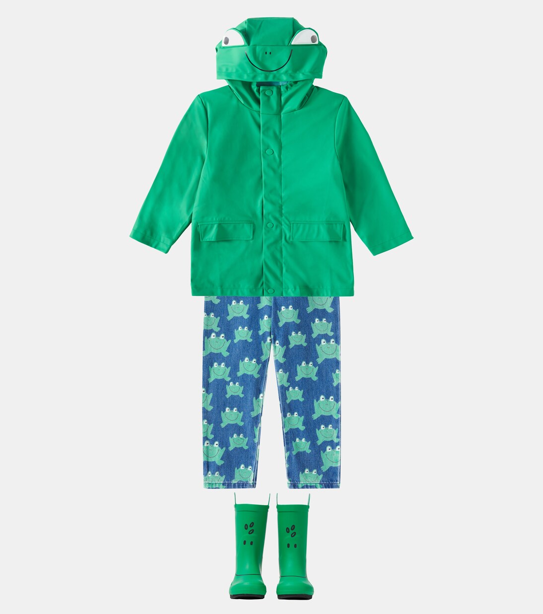 Frog technical raincoat | Stella McCartney Kids