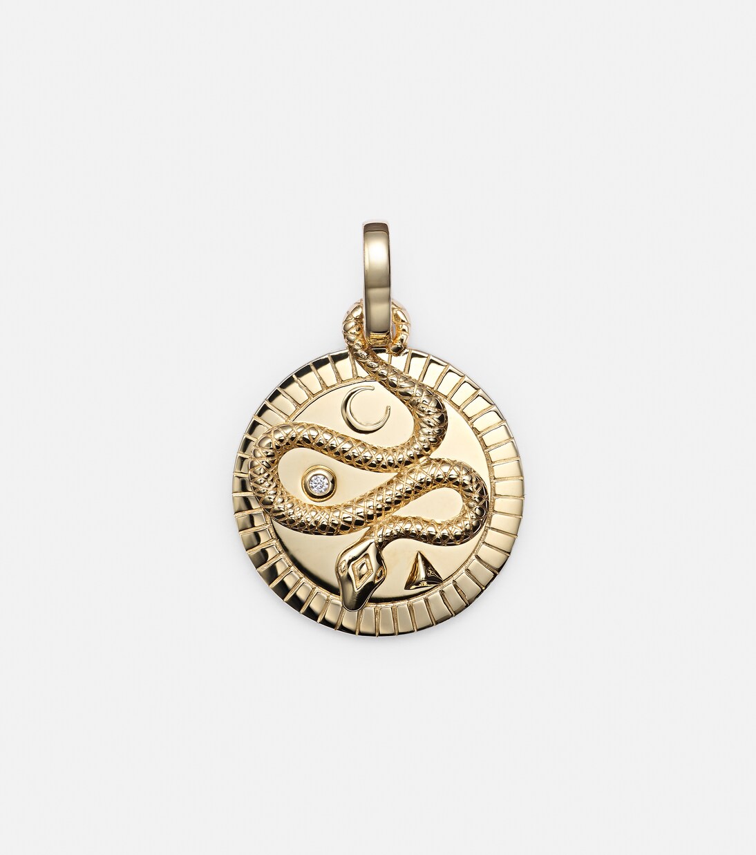 Wholeness Medium pendant with diamonds | FoundRae
