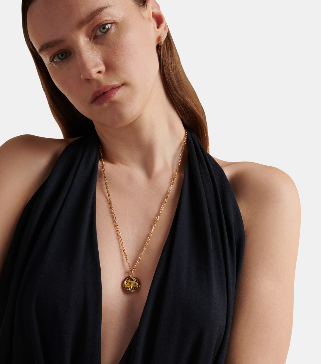 Wholeness Medium pendant with diamonds | FoundRae