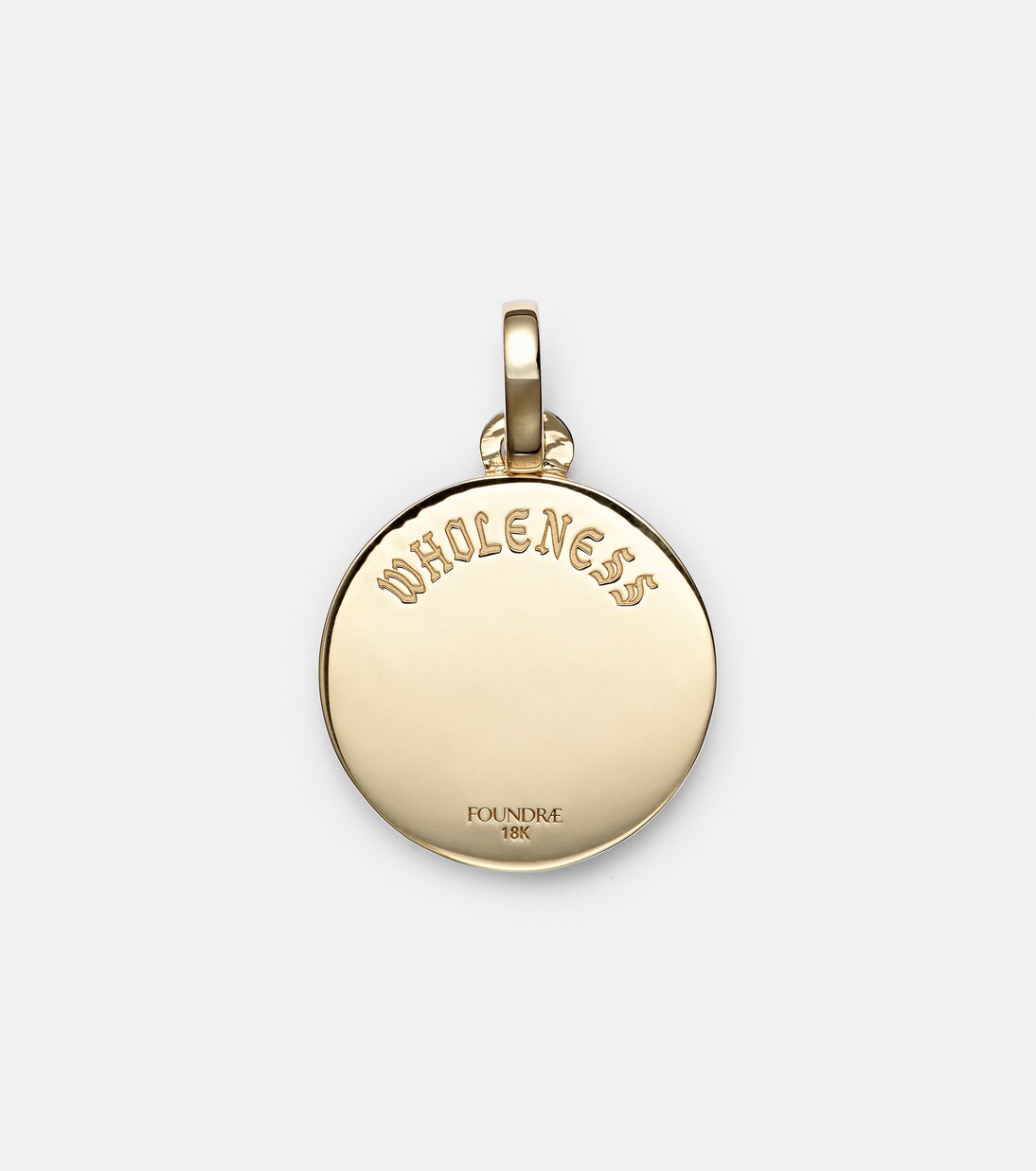 Wholeness Medium pendant with diamonds | FoundRae