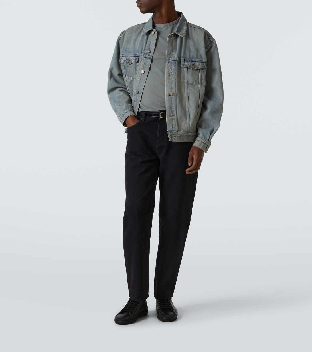 T-shirt en coton à logo | Saint Laurent