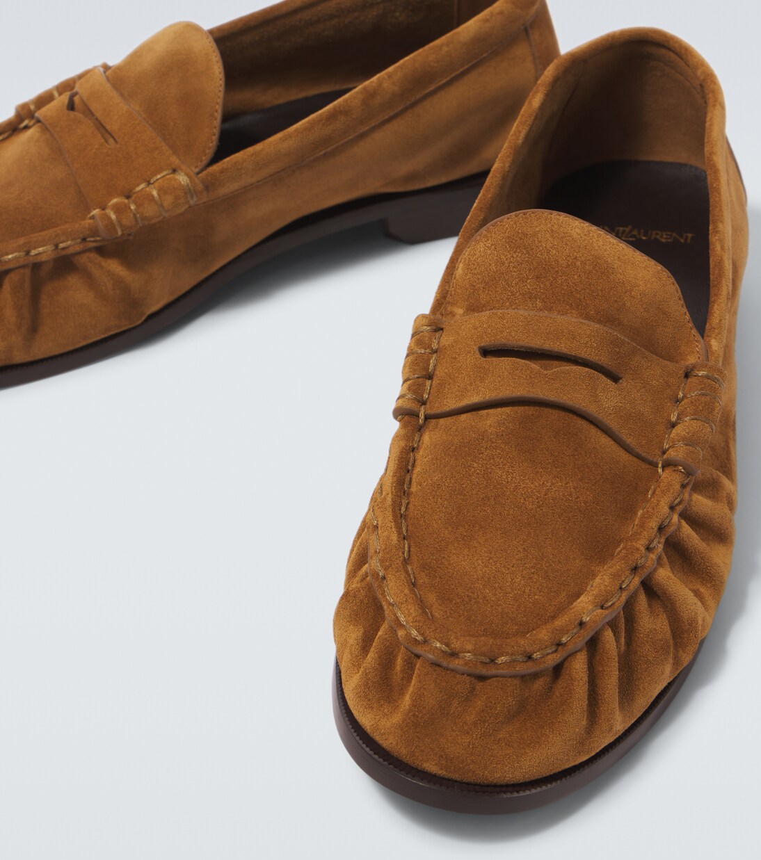 Loafers Le Loafer aus Veloursleder | Saint Laurent