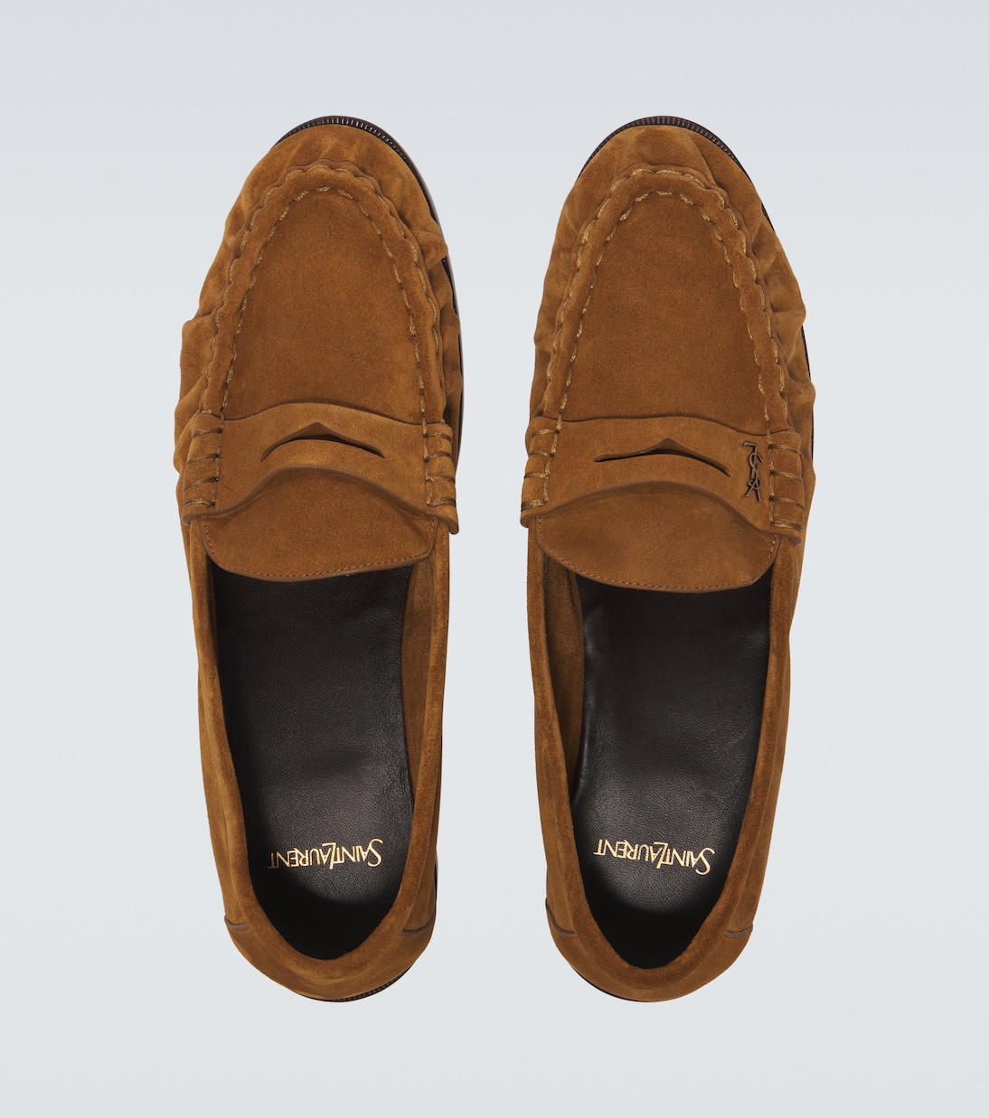 Loafers Le Loafer aus Veloursleder | Saint Laurent