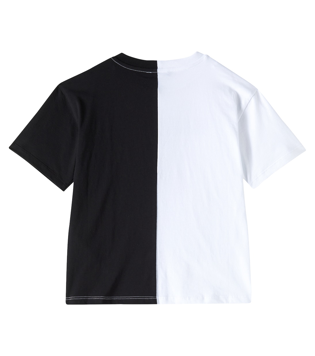 Colorblocked cotton jersey T-shirt | Balmain Kids