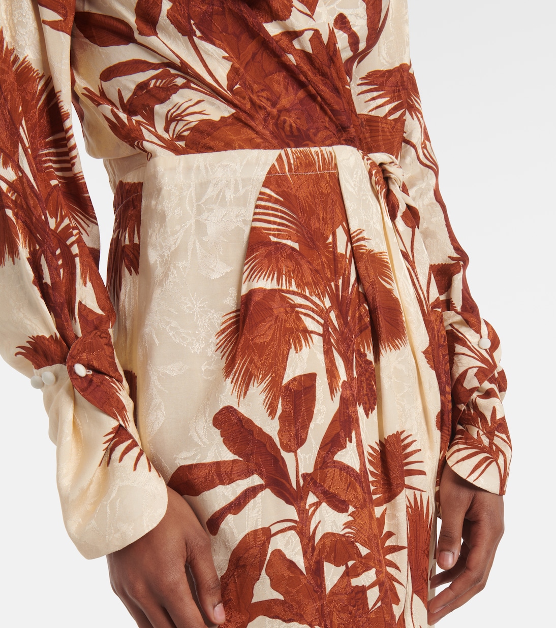 Robe longue Unmooring imprimée | Johanna Ortiz