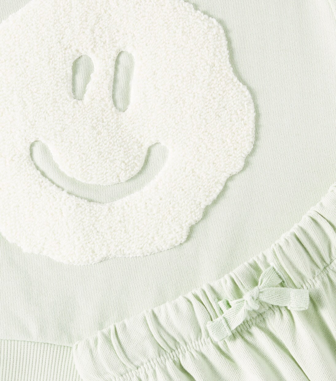 Baby cotton sweatshirt and sweatpants set | Molo