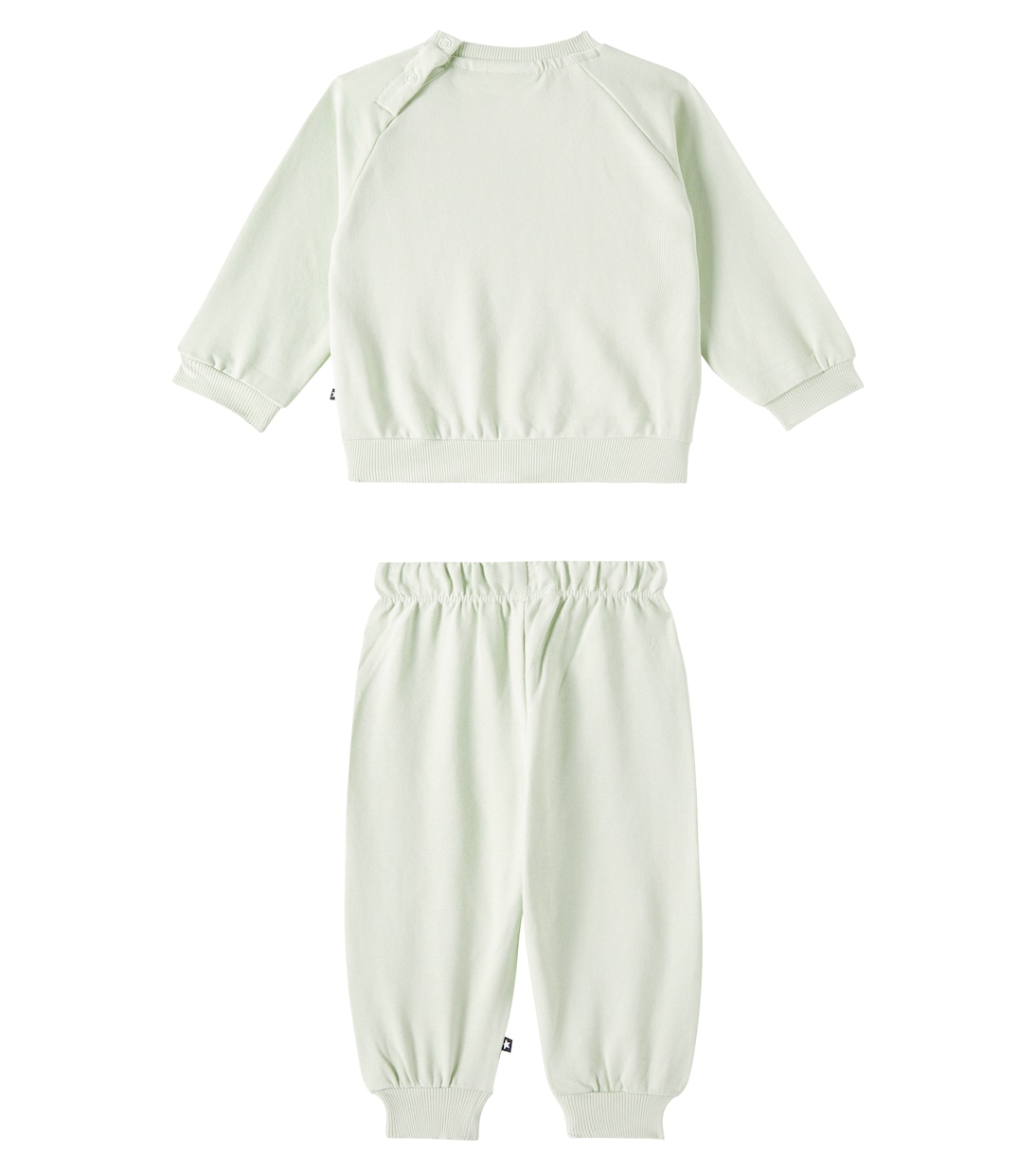Baby cotton sweatshirt and sweatpants set | Molo