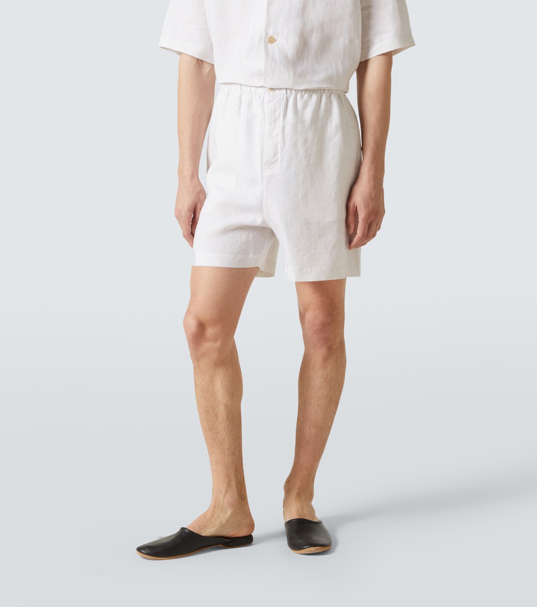 Striped linen pajamas | Zegna