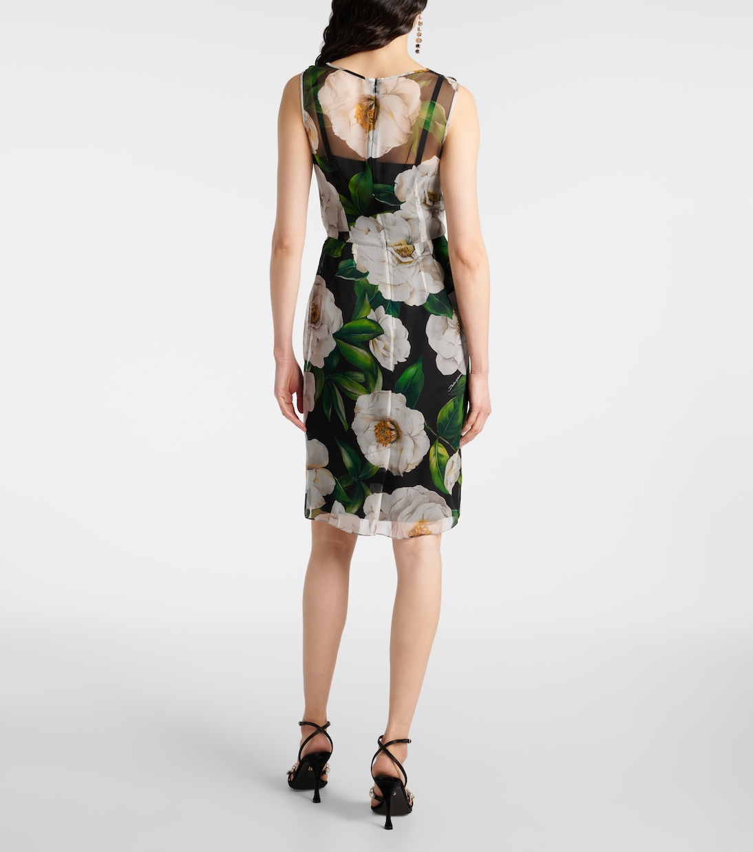 Cocktailkleid aus Seidenchiffon | Dolce&Gabbana