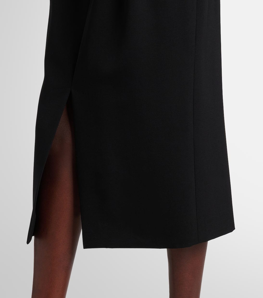 Jupe midi en laine vierge | Dolce&Gabbana