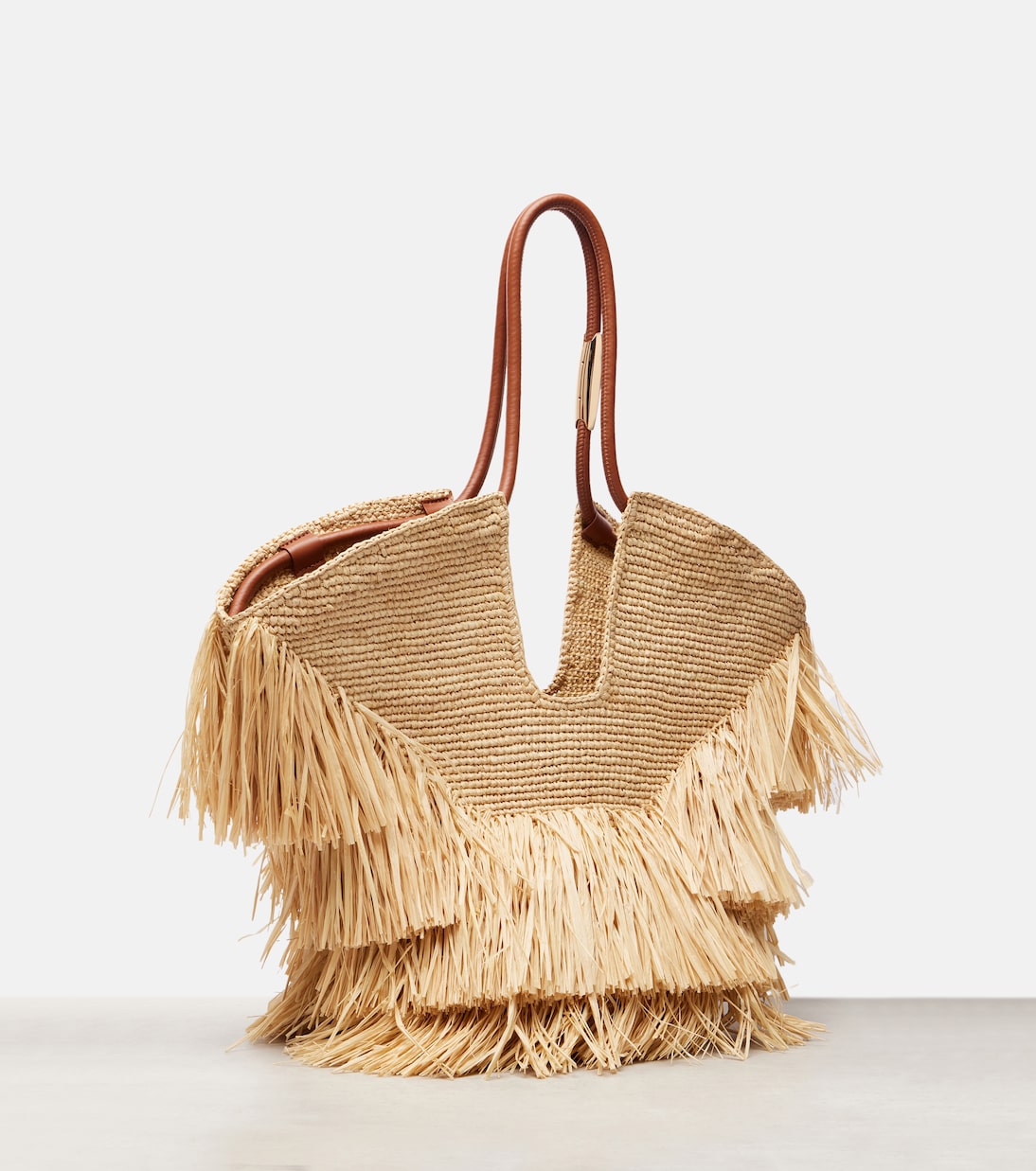 Goldentime Medium raffia tote bag | Zimmermann