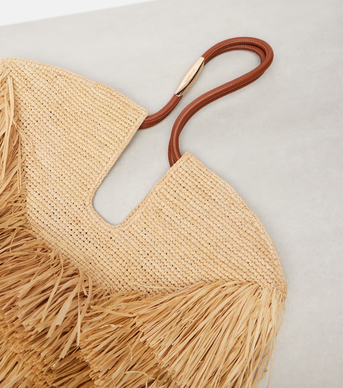 Goldentime Medium raffia tote bag | Zimmermann